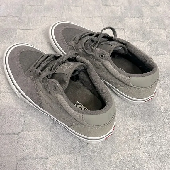 Vans Rowan Pro Mens Skate Granite/Rock Canvas Suede Skateboard Sneakers 500714