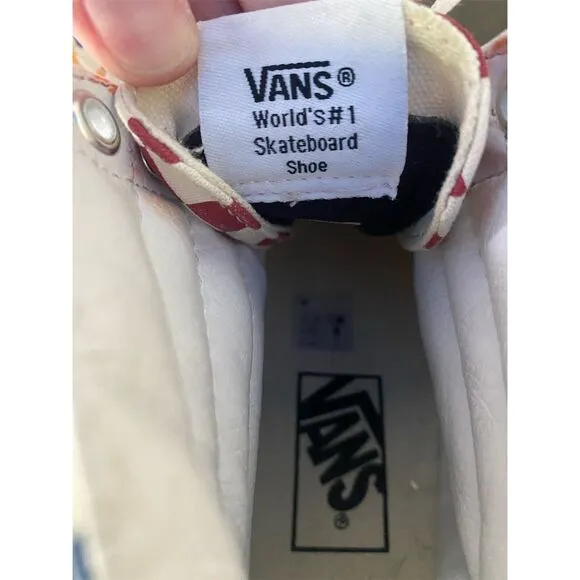 Vans Sk8-Hi Checkerboard Multi Color Men's Sneakers Size 6 Casual Skate Shoes