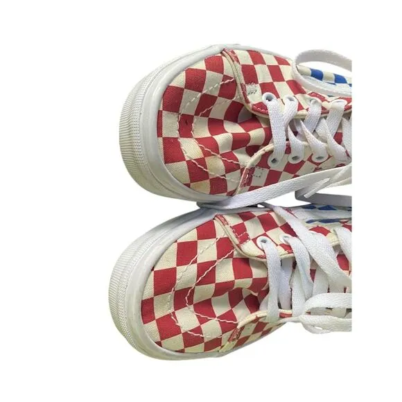 Vans Sk8-Hi Checkerboard Multi Color Men's Sneakers Size 6 Casual Skate Shoes