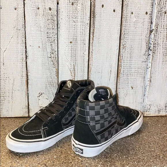 Vans SK8 Hi Checkerboard Sneakers