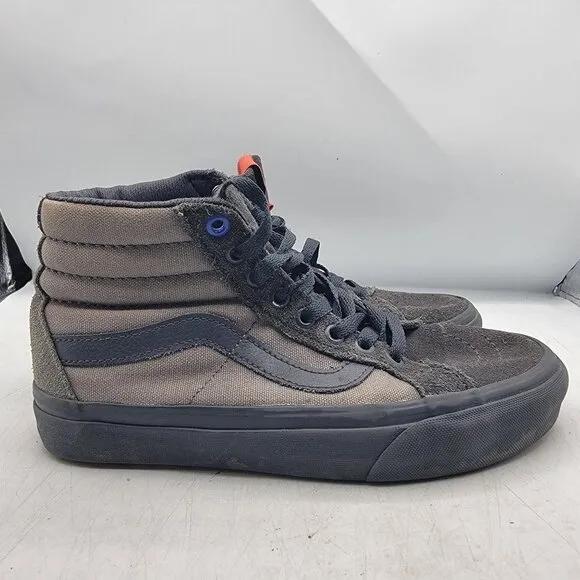 Vans Sk8-Hi Hedley And Bennett Womens 6.5 Gray Black Sneaker Shoes Casual Walk