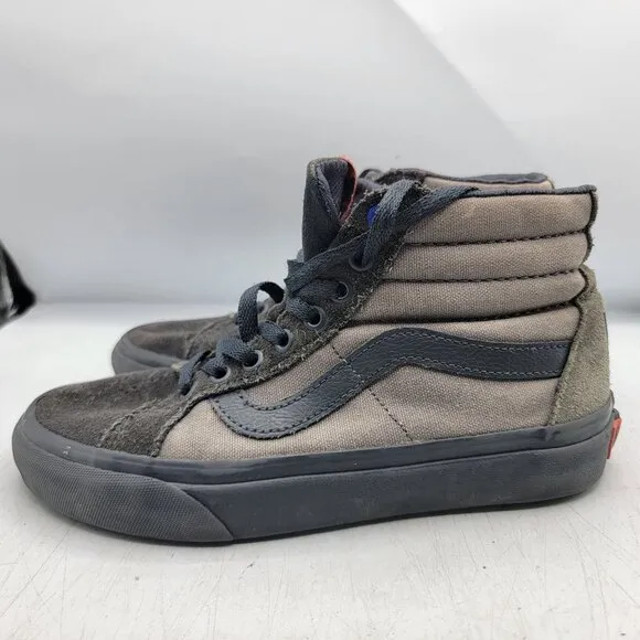 Vans Sk8-Hi Hedley And Bennett Womens 6.5 Gray Black Sneaker Shoes Casual Walk
