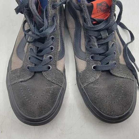 Vans Sk8-Hi Hedley And Bennett Womens 6.5 Gray Black Sneaker Shoes Casual Walk