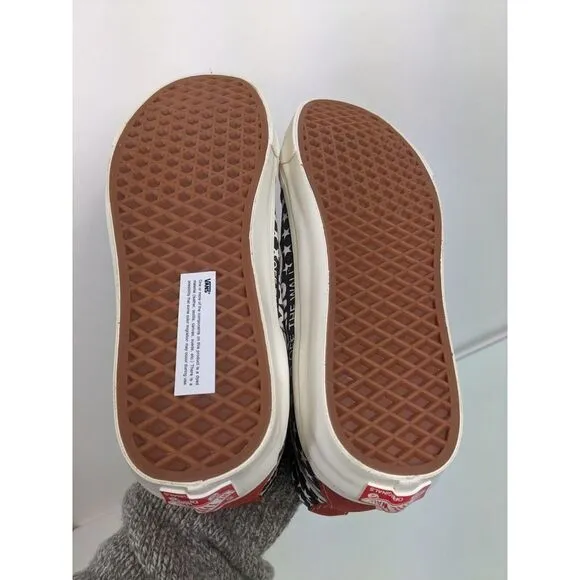 Vans Sk8-Hi LX 'Bossa Nova' Red Pink Black Checkerboard VN0A4BVBTJ2 Men's 9.5