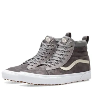 Vans Sk8-Hi Mte Suede Rabbit/ Frost Gray Hiking Boots/Sneakers Size 9.5 Women