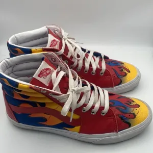 Vans Sk8 Hi Racer Red True Blue Sneakers | Men’s Size 9.5; Women’s Size 11