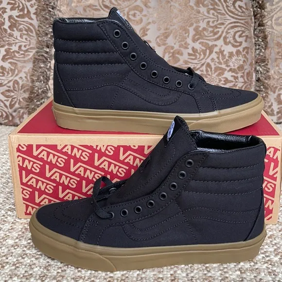 Vans Sk8-Hi Reissue Canvas Gum Black/Light Gum WMN