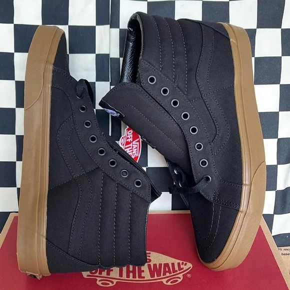 Vans Sk8-Hi Reissue Canvas Gum Black/Light Gum WMNS sneakers