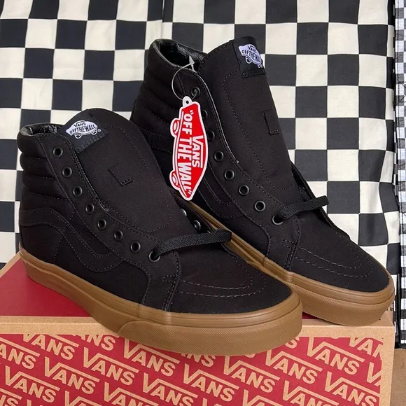 Vans Sk8-Hi Reissue Canvas Gum Black/Light Gum WMNS sneakers