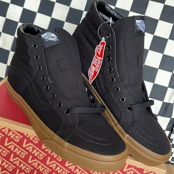 Vans Sk8-Hi Reissue Canvas Gum Black/Light Gum WMNS sneakers
