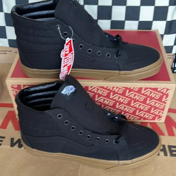 Vans Sk8-Hi Reissue Canvas Gum Black/Light Gum WMNS sneakers