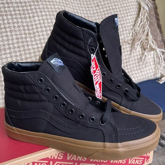 Vans Sk8-Hi Reissued Canvas Gum Black/Light Gum WM