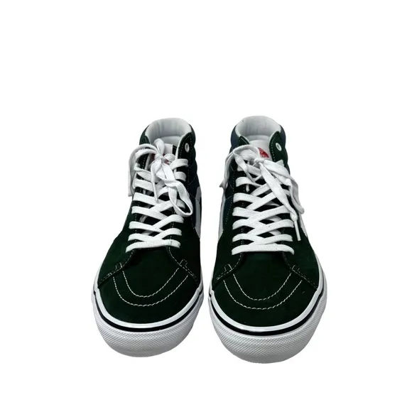 VANS Sk8-Hi Skate Sneakers Suede Canvas Green Black Men Size Casual VN0A5FCCBD6