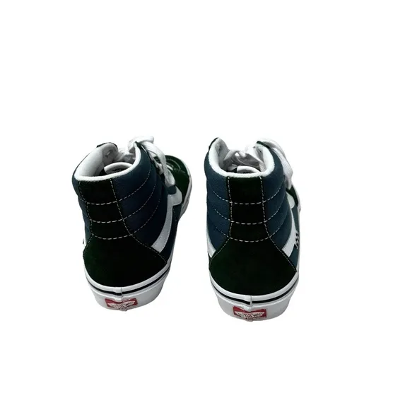 VANS Sk8-Hi Skate Sneakers Suede Canvas Green Black Men Size Casual VN0A5FCCBD6