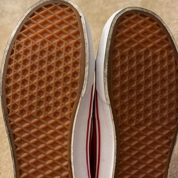 Vans Sk8-Hi Sneakers Size 9.5 Color Red White