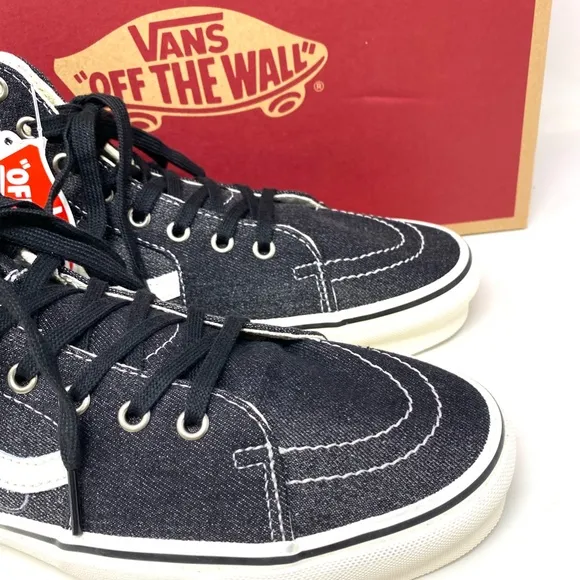 VANS Sk8-Hi Tapered Shoe High Top Canvas Gray Women's Size Sneakers VN0A5KRUMCG