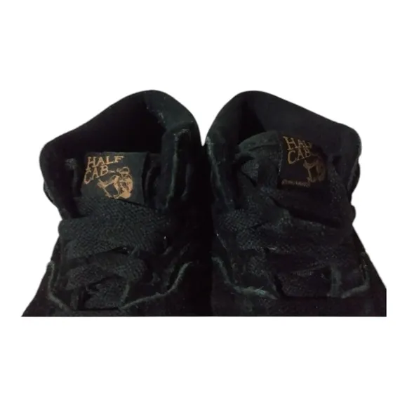 Vans Skate Half Cab Suede Black Sneakers Mid-Top Shoes Size 7 Men’s