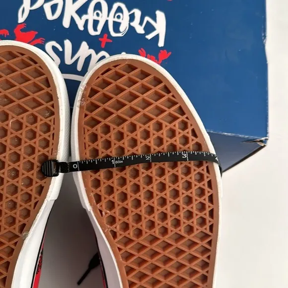 Vans Skate Old School Krooked by Natas for Ray multicolor red blue sneakers