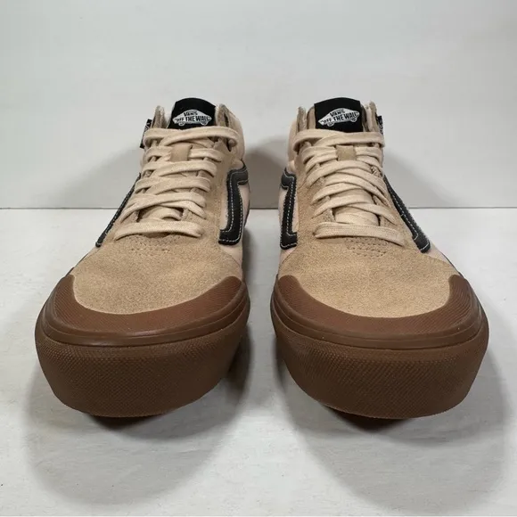 Vans Style 112 Mid Pro Ty Morrow Macadamia Gum Sneakers Men's Size 9