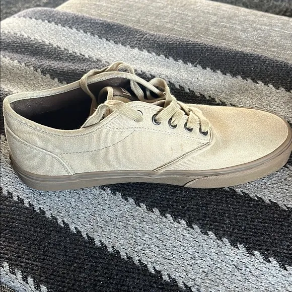 Vans Tan Canvas Sneakers