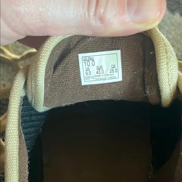 Vans Tan Canvas Sneakers