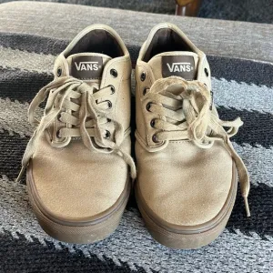 Vans Tan Canvas Sneakers