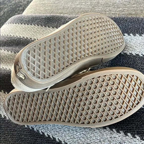 Vans Tan Canvas Sneakers