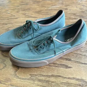 Vans Teal Canvas Sneakers
