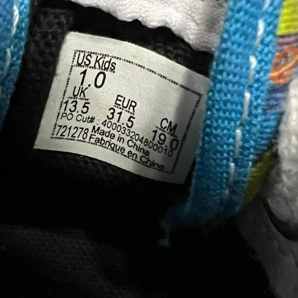 Vans   Toy Story Sz 1 Rare HTF Alien Buzz &amp; Woody Sneakers