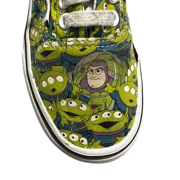 Vans   Toy Story Sz 1 Rare HTF Alien Buzz &amp; Woody Sneakers