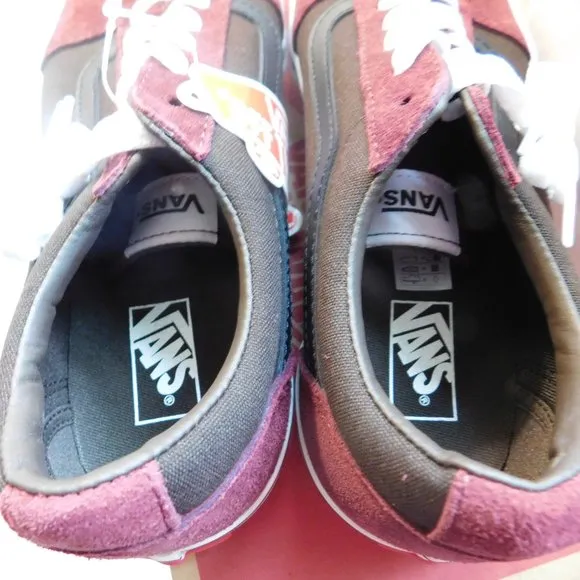 VANS Ward Suede/Canvas Port Royale /White Youth Kids Sneakers Size 5 New in Box