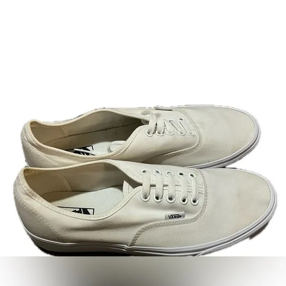 Vans White Canvas Sneakers