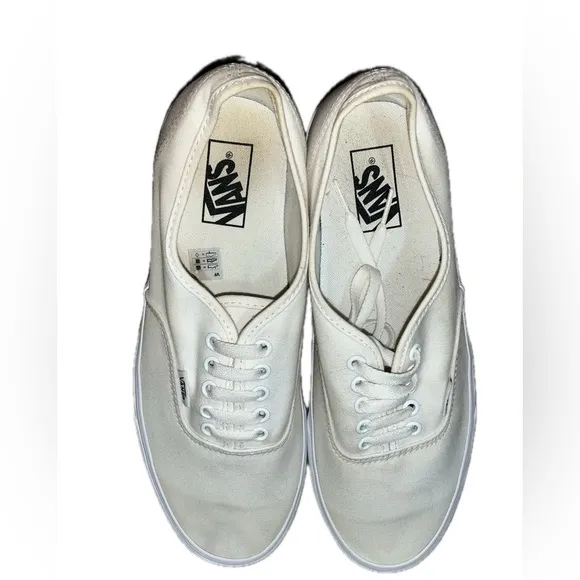 Vans White Canvas Sneakers