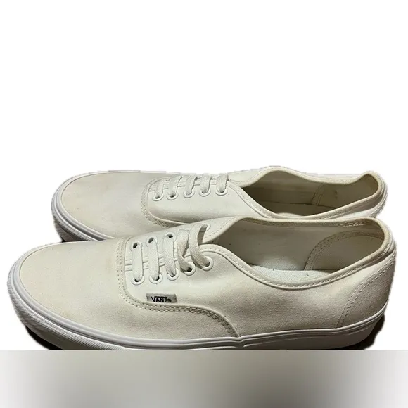 Vans White Canvas Sneakers