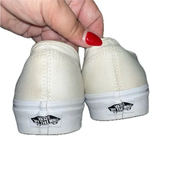 Vans White Canvas Sneakers