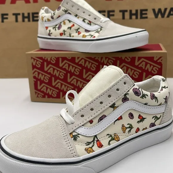 Vans WMNS Floral Canvas Sneakers Old SkoolPoppy Floral CreamVNA5KRSCRM