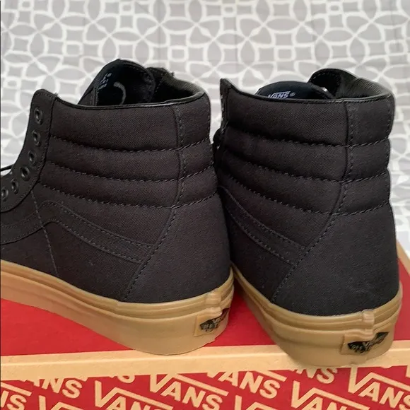 VANS WMNS SK8-Hi REISSUE CANVAS GUM BLACK/LGHTG SNEAKERS