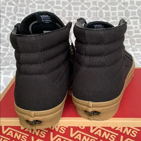VANS WMNS SK8-Hi REISSUE CANVAS GUM BLACK/LGHTG SNEAKERS