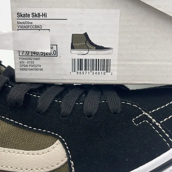 Vans WMNS Skate Sk8-Hi Black/OliveVN0A5FCCBKO Sneakers