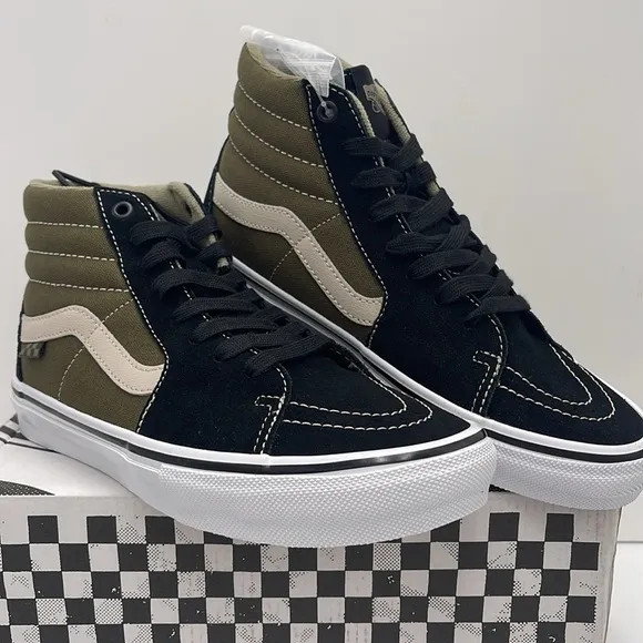 Vans WMNS Skate Sk8-Hi Black/OliveVN0A5FCCBKO Sneakers