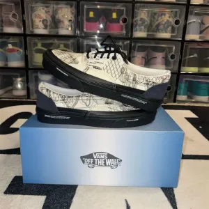 Vans x C2H4 Era Virtual Reality Alpha Sneakers Black Unisex Size 7.5M