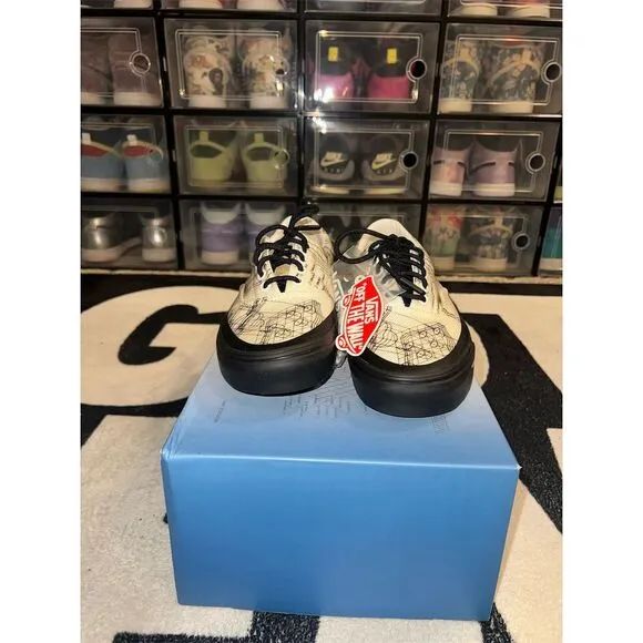 Vans x C2H4 Era Virtual Reality Alpha Sneakers Black Unisex Size 7.5M