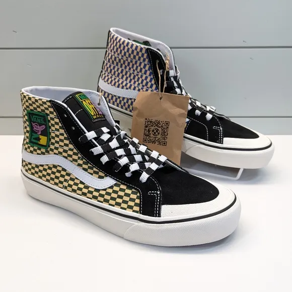 Vans x MAMI WATA SK8-Hi 138 Decon VR3 Suede Canvas Skateboard Sneakers Men's 9.5