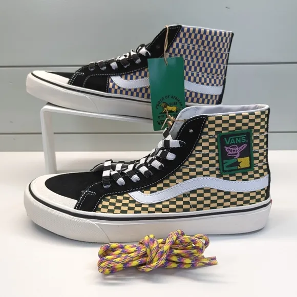 Vans x MAMI WATA SK8-Hi 138 Decon VR3 Suede Canvas Skateboard Sneakers Men's 9.5