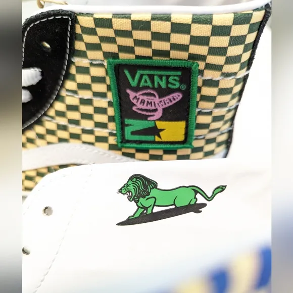 Vans x MAMI WATA SK8-Hi 138 Decon VR3 Suede Canvas Skateboard Sneakers Men's 9.5
