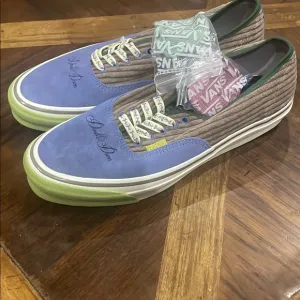 Vans x OG Authentic LX Double Down (New)Vans Blue and Brown Men's Shoes