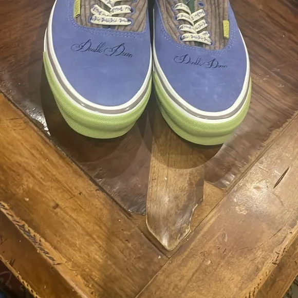 Vans x OG Authentic LX Double Down (New)Vans Blue and Brown Men's Shoes