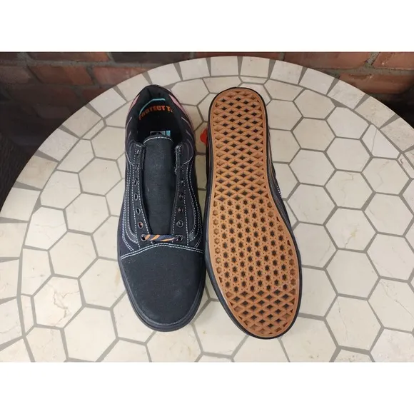 Vans x Old School Discovery Project Cat Tiger Shoes Mens Sizes 12 Stripes Orange