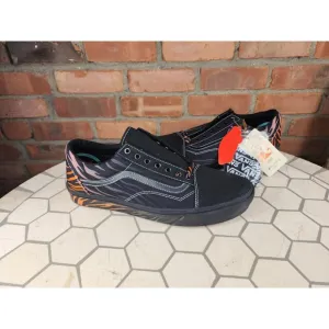 Vans x Old School Discovery Project Cat Tiger Shoes Mens Sizes 12 Stripes Orange