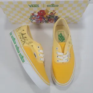 Vans X Sesame Street Authentic Yellow Sneakers Women's Size 7
